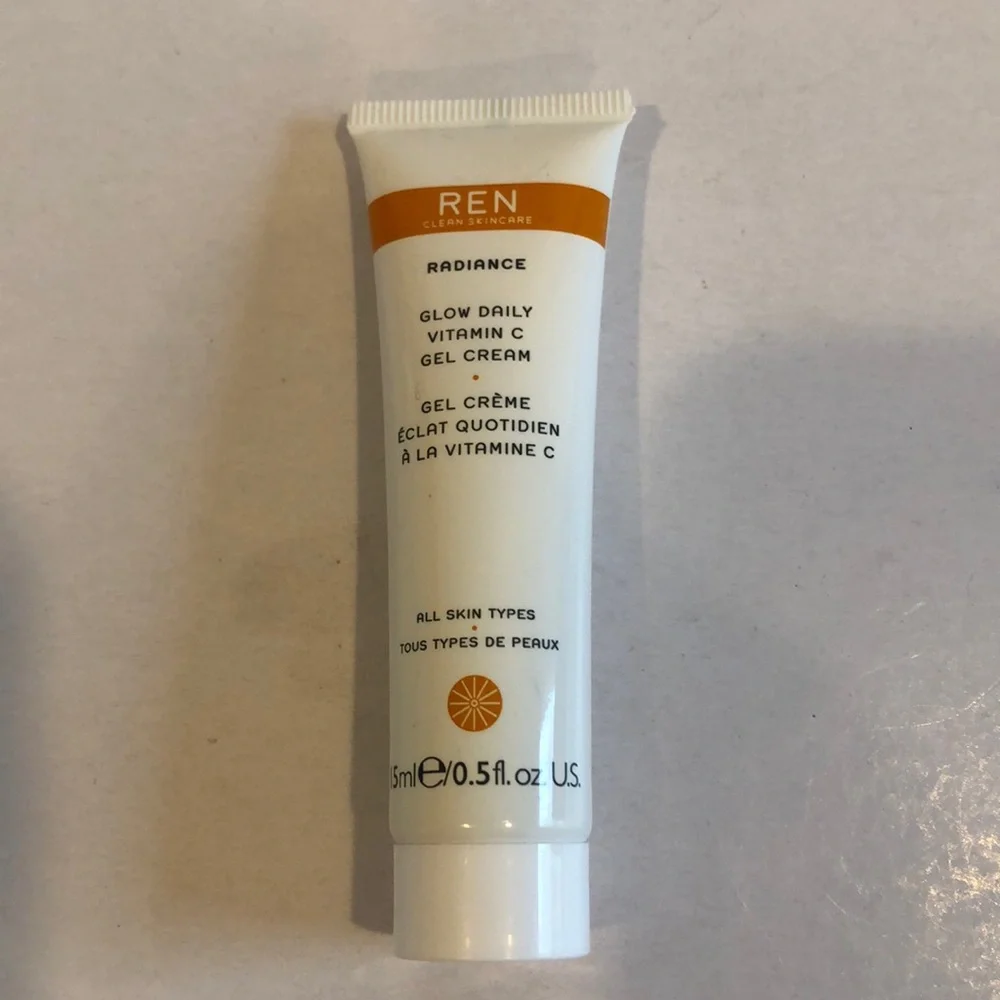 REN Clean Skincare Glow Daily Vitamin C Gel Cream 0.5oz CLEAN BEAUTY